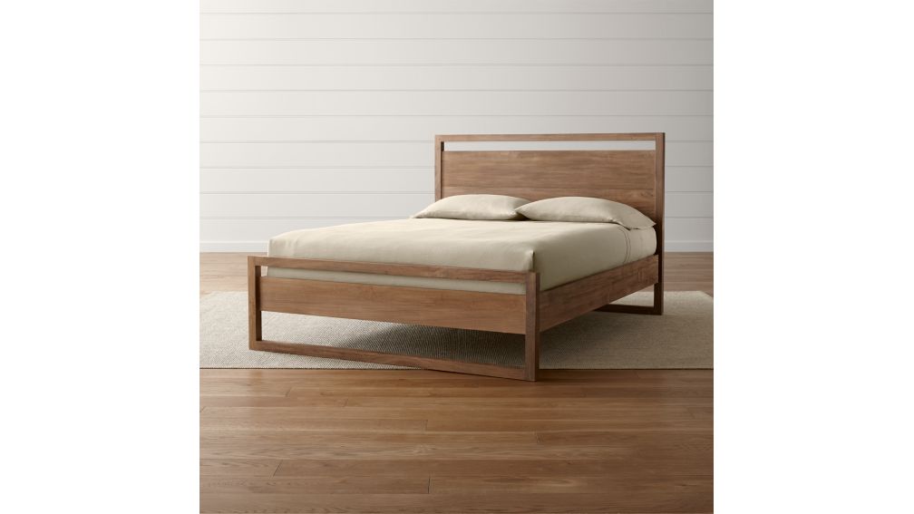 Linea II Queen Bed + Reviews | Crate and Barrel