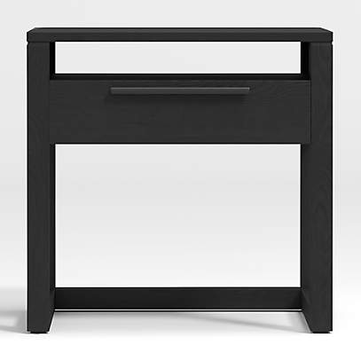 Linea Black Nightstand Reviews Crate And Barrel