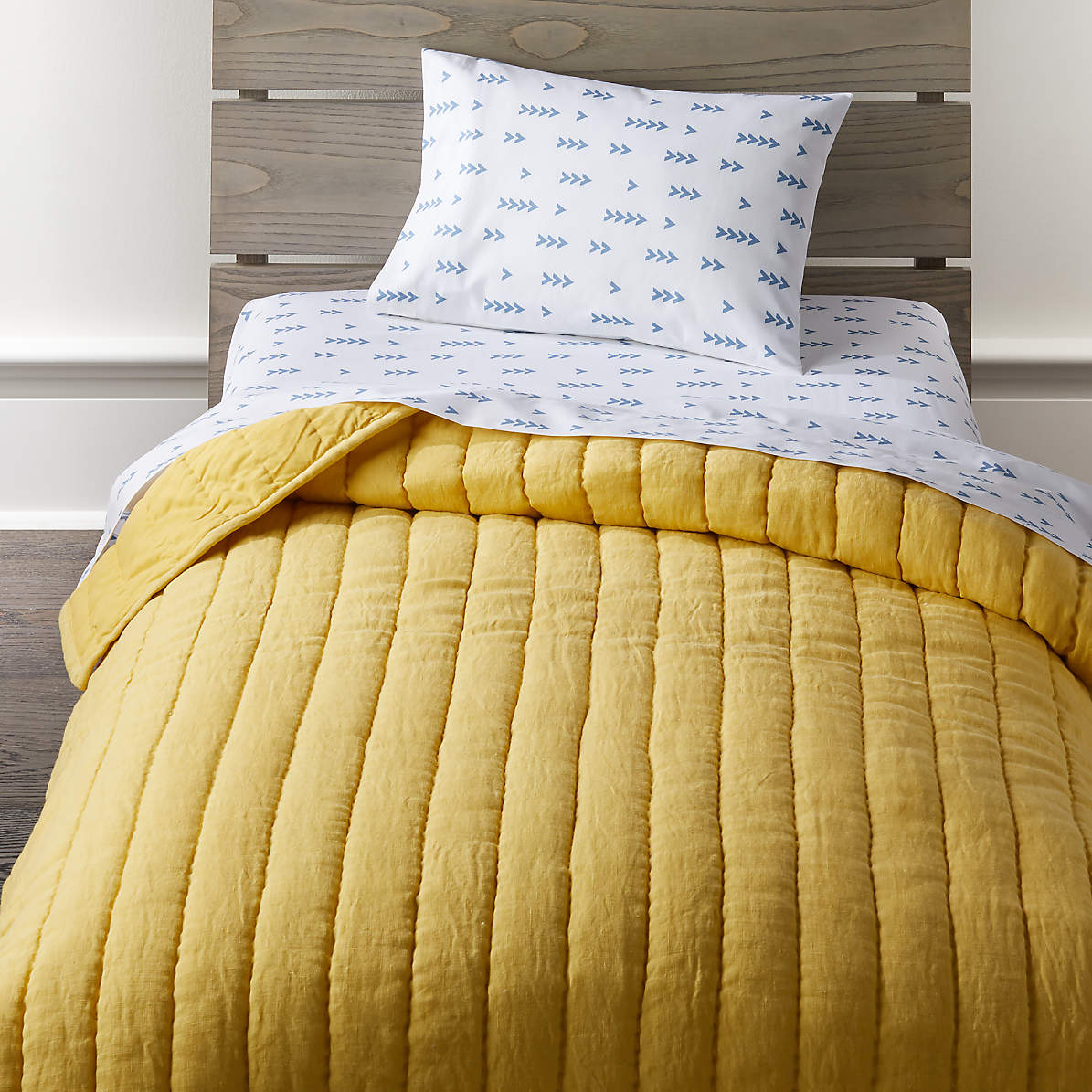 yellow cot bed duvet cover