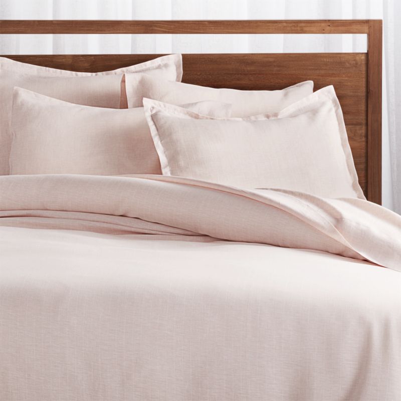 blush duvet cover double