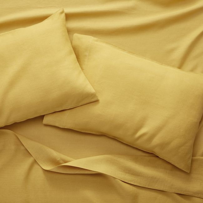 Online Designer Bedroom Linen Amber Queen Sheet Set