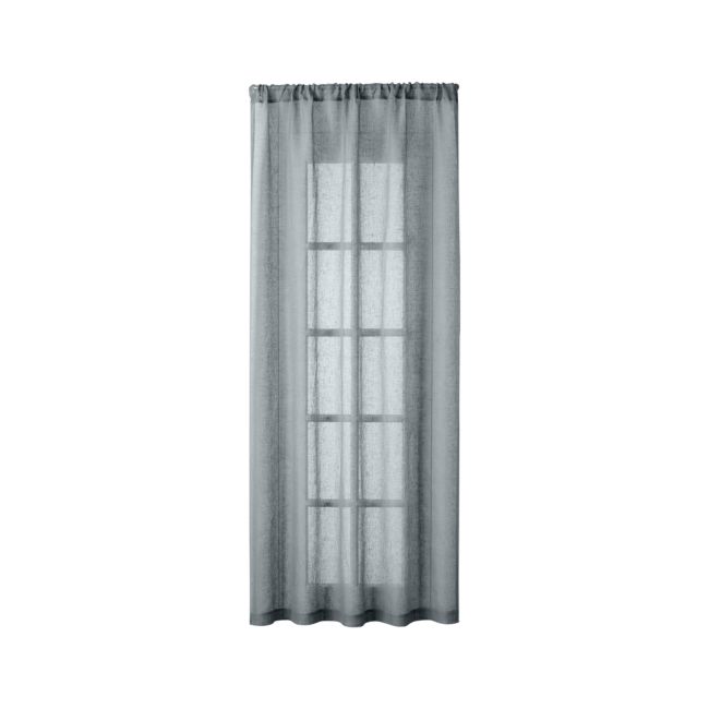 Online Designer Bedroom Linen Sheer Lead Curtain Panel 52