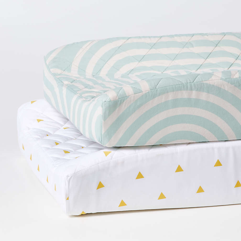 Linework Changing Pad Covers, Set of 2 Crate and Barrel