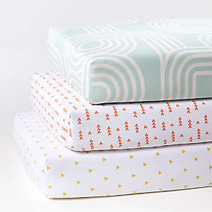 colorful crib sheets