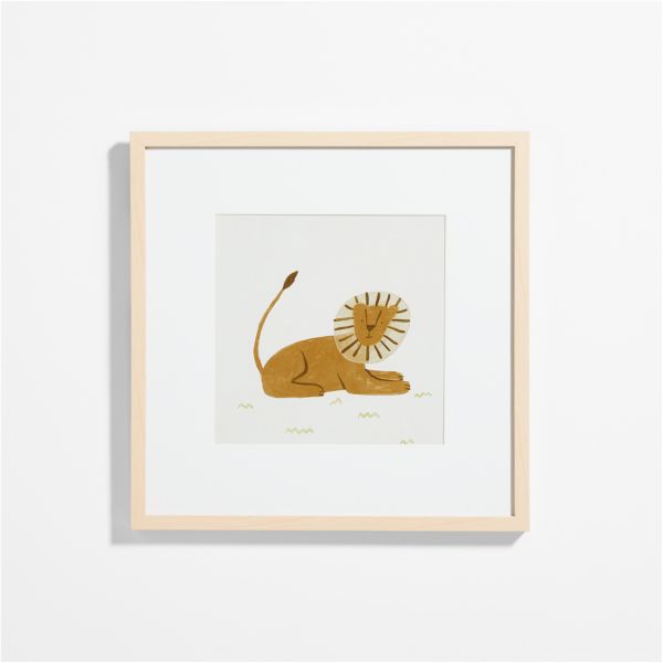 Lion Framed Wall Art Print