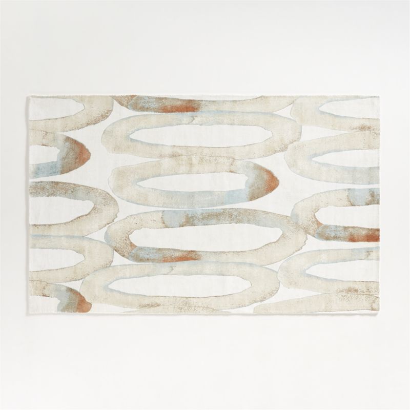 Liotti Watercolor Rug 5'x8' + Reviews | Crate and Barrel ...