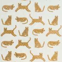 Little Leopards Wool Kids 12x18 Rug Swatch