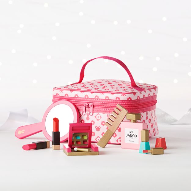 Amazon Com Pretend Play Kids Vanity Table And Chair Beauty Mirror