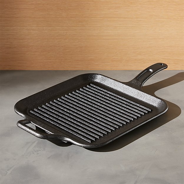 Lodge Cast Iron Grill Pan Crate and Barrel
