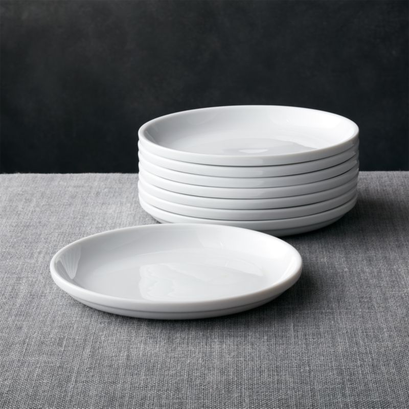 Logan Stacking Salad Plate + Reviews | Crate and Barrel