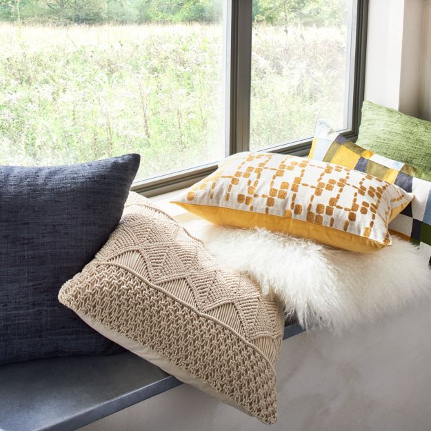 Green Textured Pillow Insert in Decorative Pillows + Reviews Crate