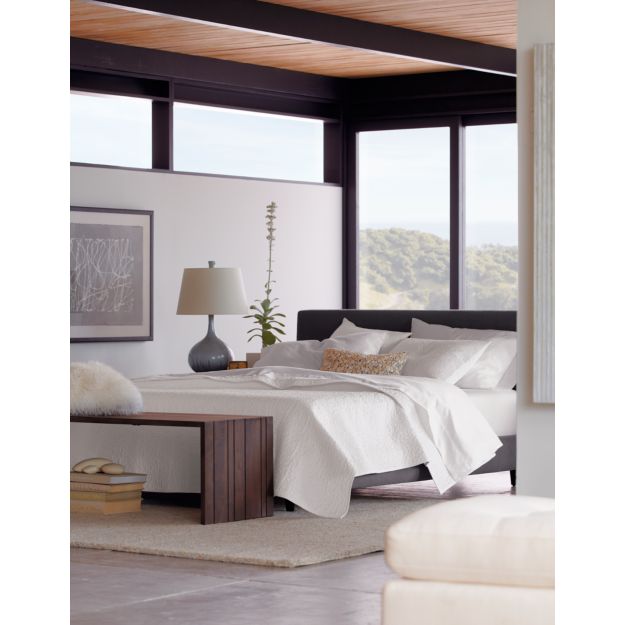 Shaye Blue Table Lamp Crate and Barrel