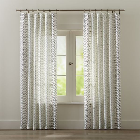Cb Matte Silver Curtain Hardware Crate And Barrel