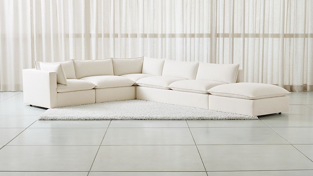 Cb2 Free Shipping >> Lotus Modular 5-Piece Low Sectional + Reviews | Crate and ... Cb2 Free Shipping >> Lotus Modular 5-Piece Low Sectional + Reviews | Crate and ...