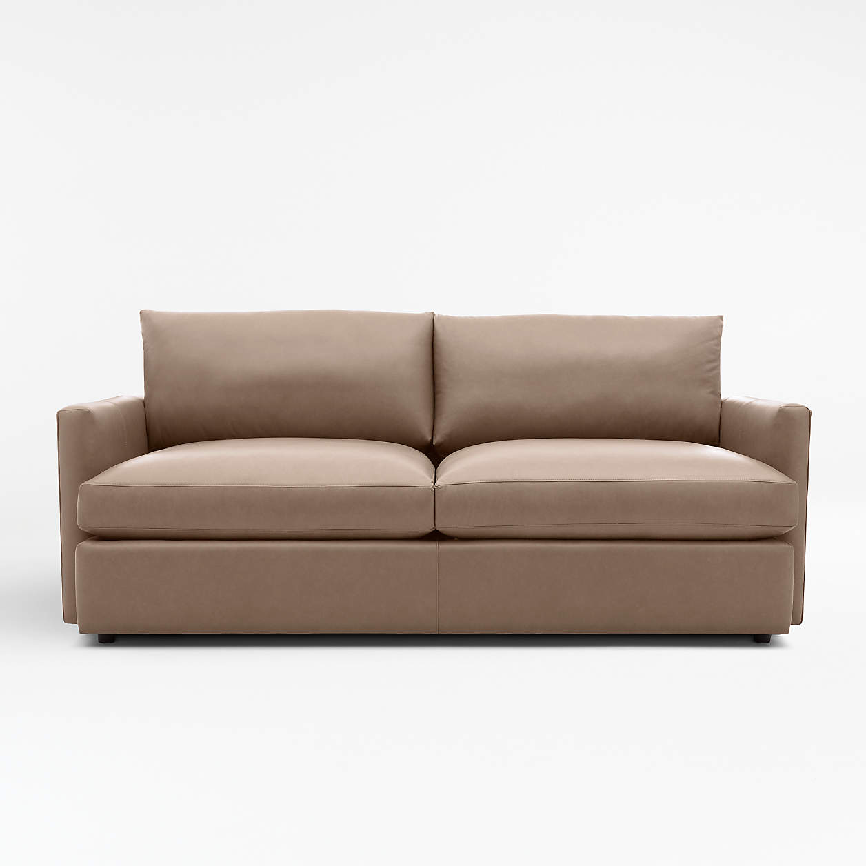 Lounge II Leather 83" Sofa Crate and Barrel