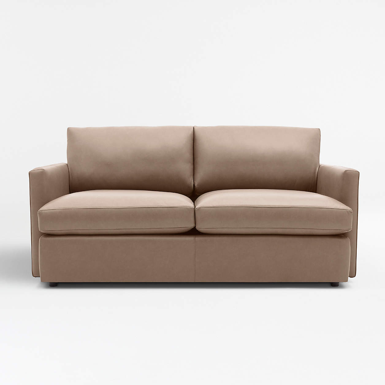 Lounge II Leather Apartment Sofa + Reviews Crate and Barrel