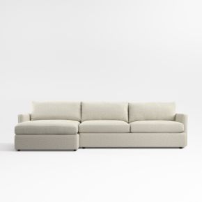 Lounge Deep 2-Piece Sectional Sofa with Chaise Lounge