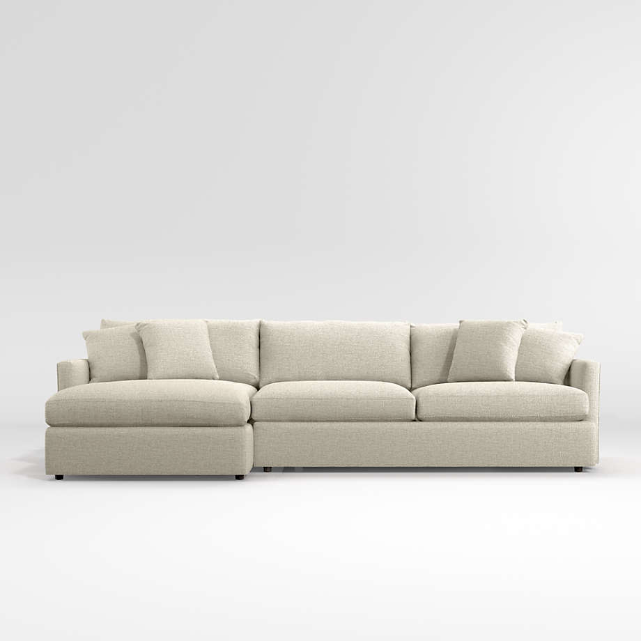 Lounge II 2Piece Sectional Sofa Crate and Barrel
