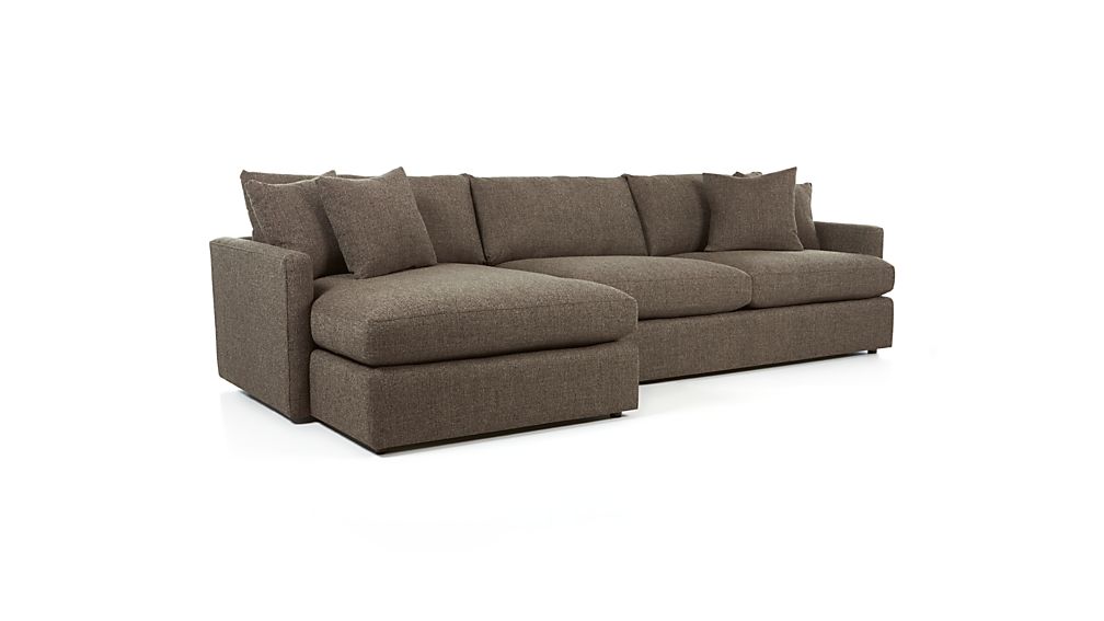 Lounge II 2-Piece Sectional Sofa | Crate and Barrel - ... Lounge II 2-Piece Sectional Sofa ...