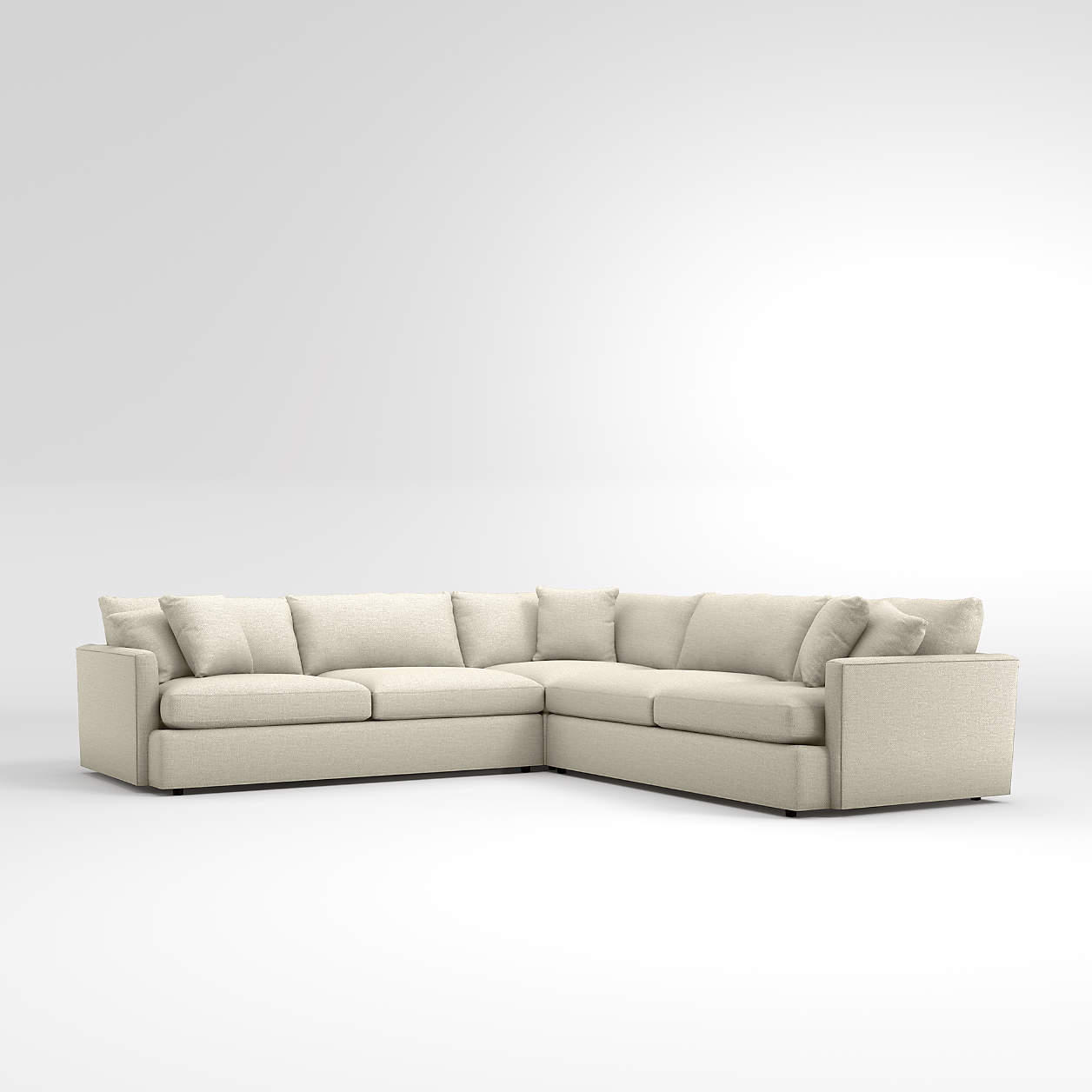 Sectional Lounge Sofa + Reviews | Crate and Barrel