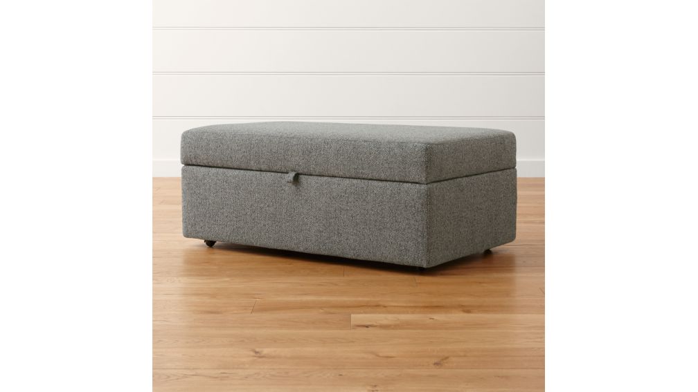 Lounge II Storage Ottoman with Tray + Reviews | Crate and ...