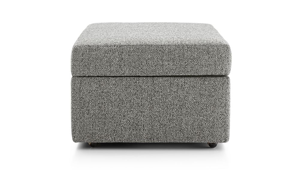 Lounge II Storage Ottoman with Tray Crate and Barrel