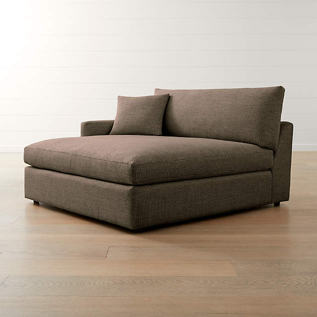 Lounge II Petite 2Piece Double Chaise Sectional Sofa Crate and Barrel