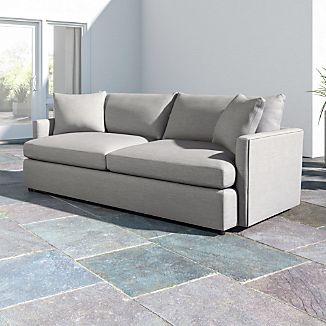 Outdoor Sofas Crate And Barrel Lounge Ii Pee Outdoor Upholstered 93 Sofa