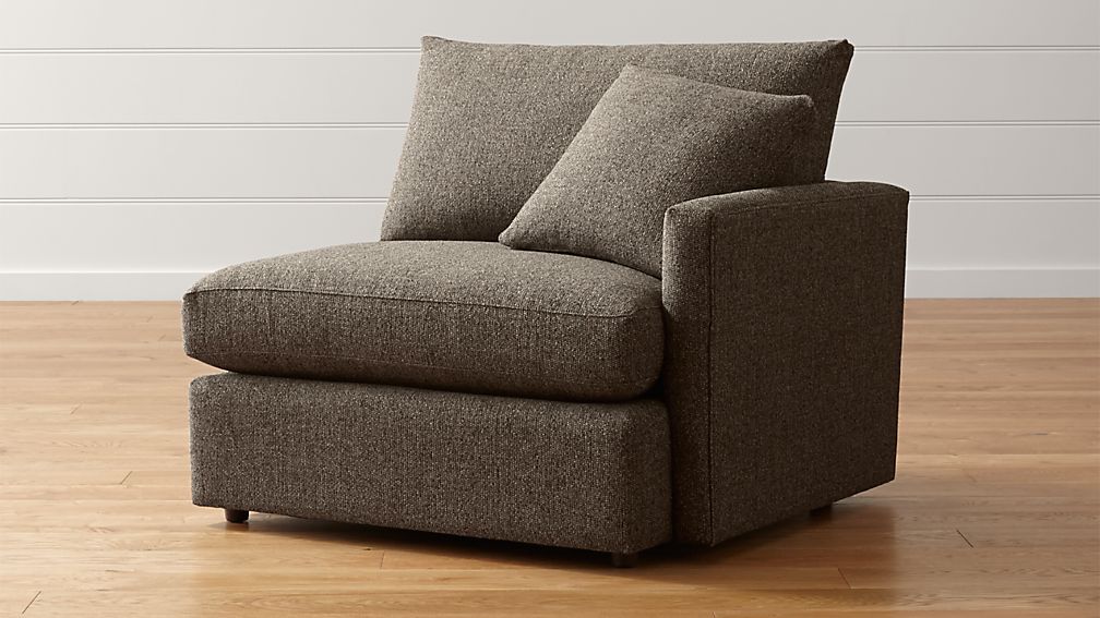 Petite Chair lounge ii petite right arm chair | crate and barrel Petite Chair lounge ii petite right arm chair | crate and barrel