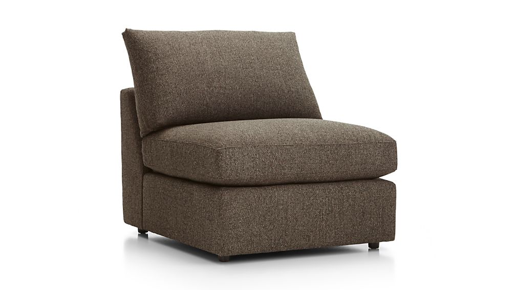 Lounge II Petite 32" Armless Chair Crate and Barrel