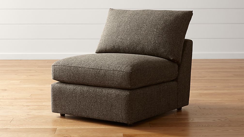 Lounge II Petite 32" Armless Chair Crate and Barrel