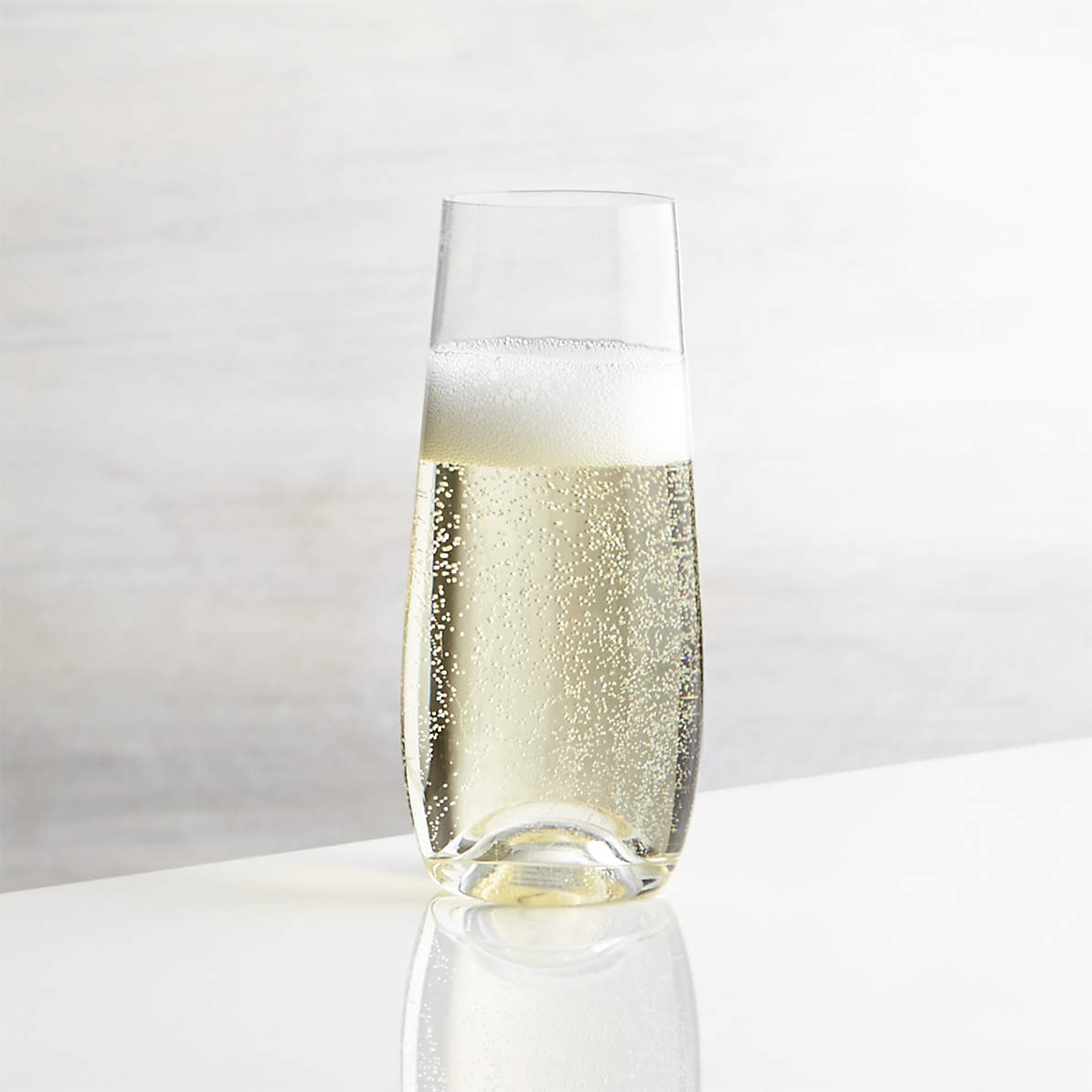 stemless champagne flutes