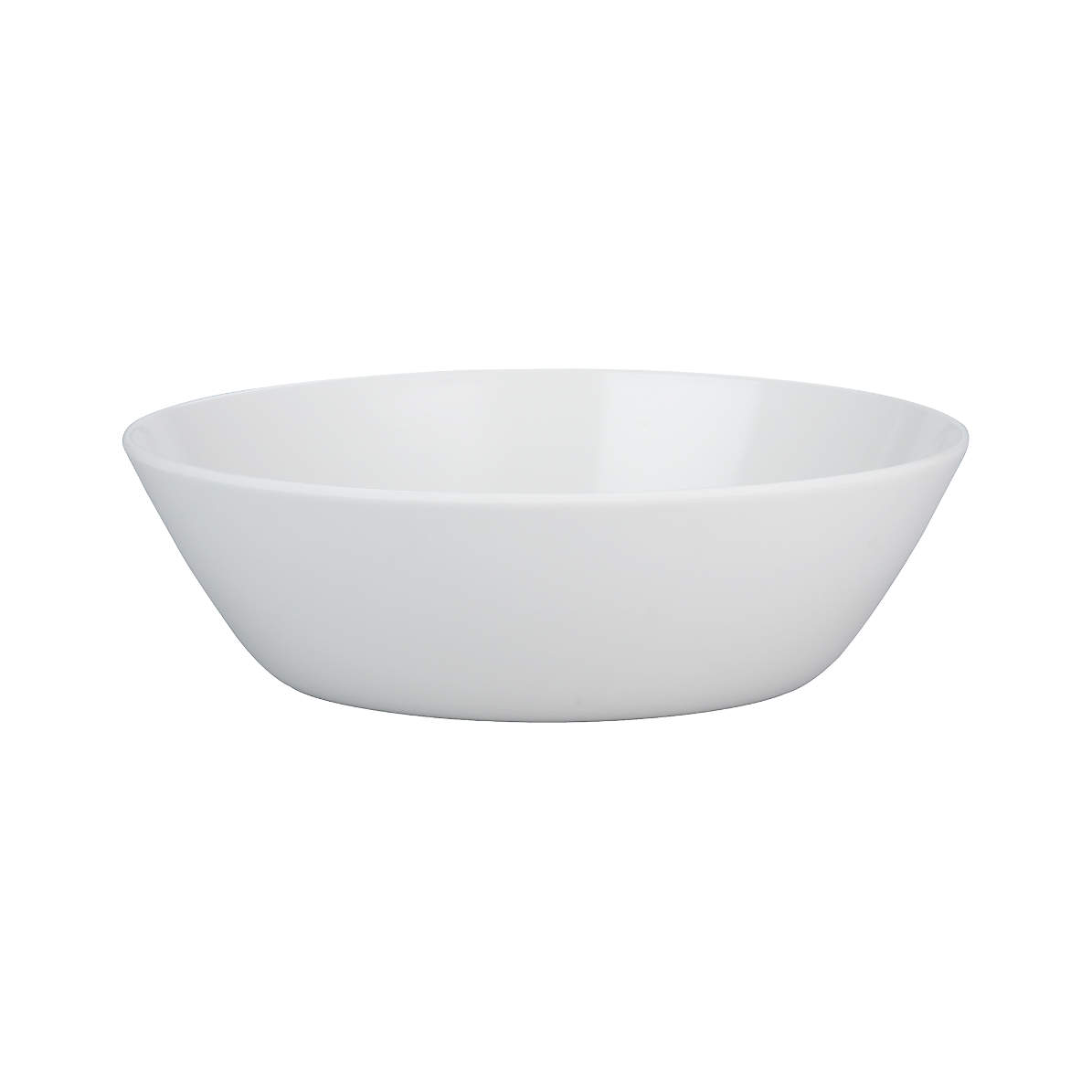 Lunea Melamine White 11 75 Serving Bowl Reviews Crate And Barrel