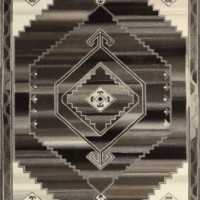 Lyon Wool Traditional Black Rug Swatch 12"x18"