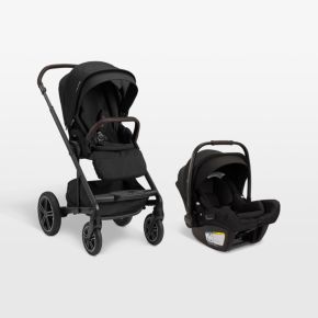 Image of Nuna ® PIPA ™ aire rx Caviar Reclining Baby Car Seat + MIXX ™ next Stroller Travel System