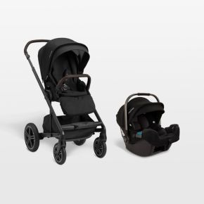 Image of Nuna ® PIPA ™ rx Caviar Black Reclining Baby Car Seat + MIXX ™ Next Stroller Travel System