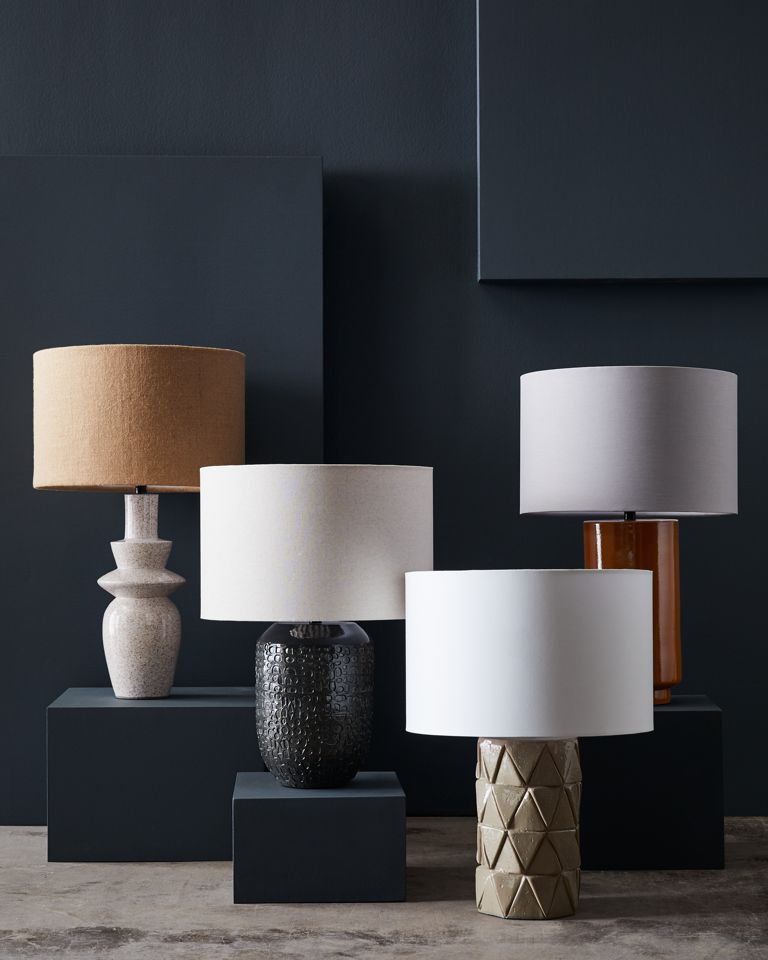 crate and barrel bedside lamps