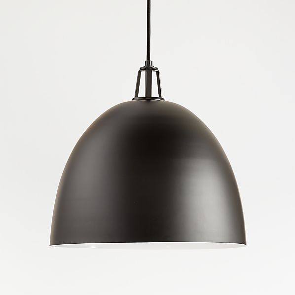 Maddox Black Dome Pendant Large With Socket Reviews Maddox Black Dome Pendant Large With