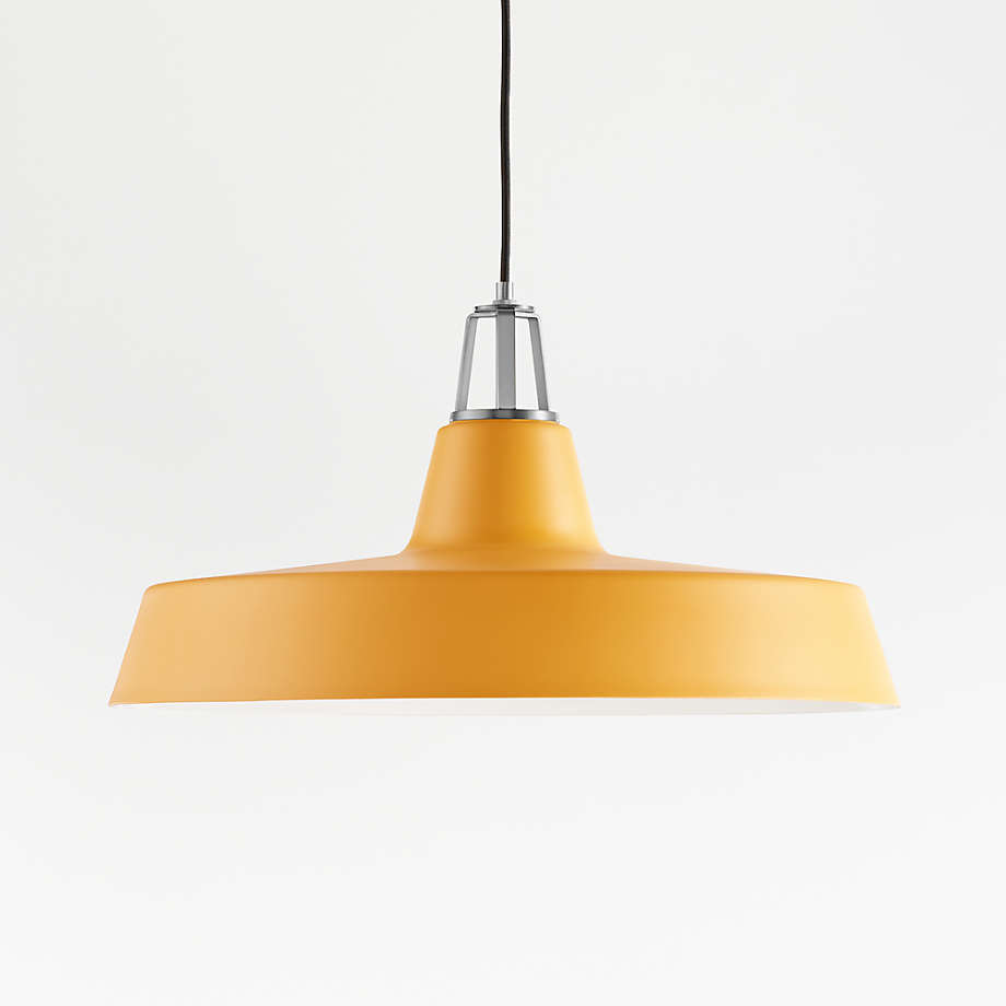 mustard ceiling light