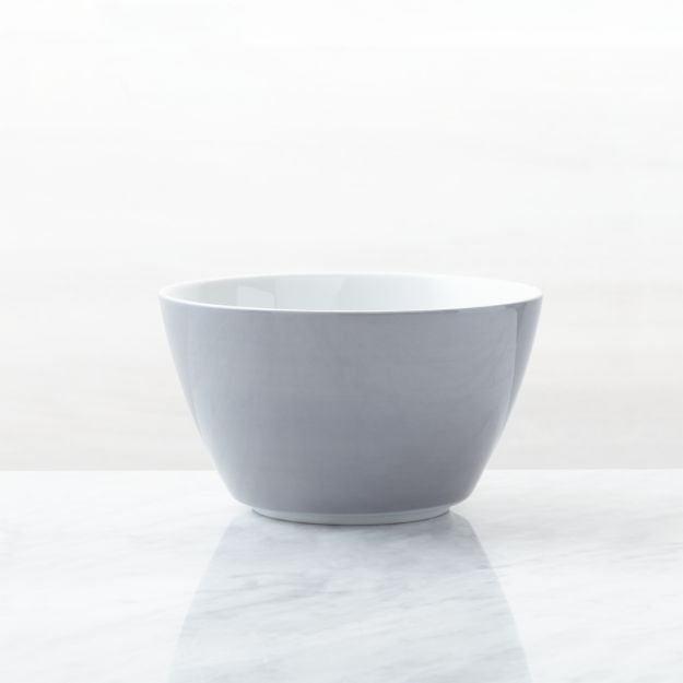 Maison Grey Cereal Bowl + Reviews Crate and Barrel