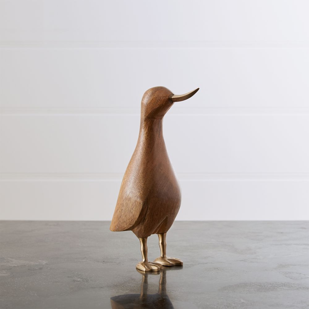 Online Designer Living Room Small Wood Mallard Duck