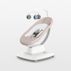 Image of UPPAbaby Mamaroo Charlie Sand Beige Baby Bouncer Chair