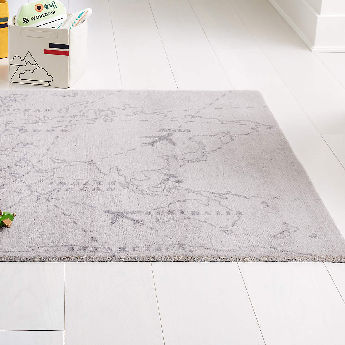 Map Rug Crate And Barrel