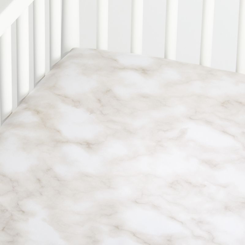 marble crib sheet