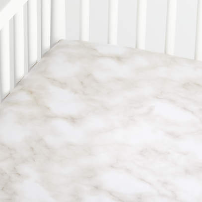 marble crib sheet