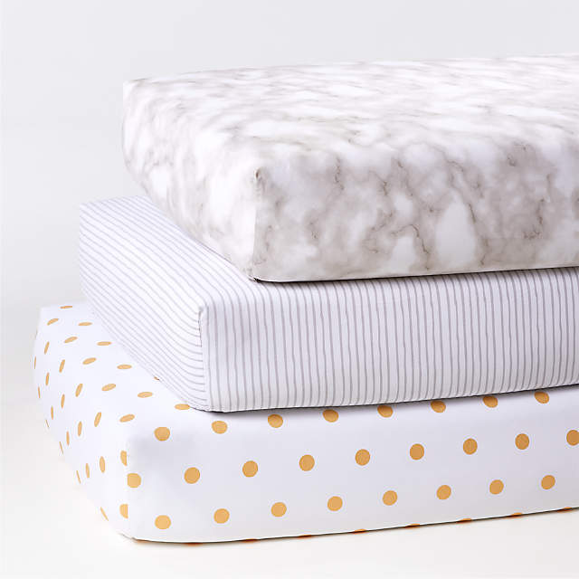 marble crib sheet
