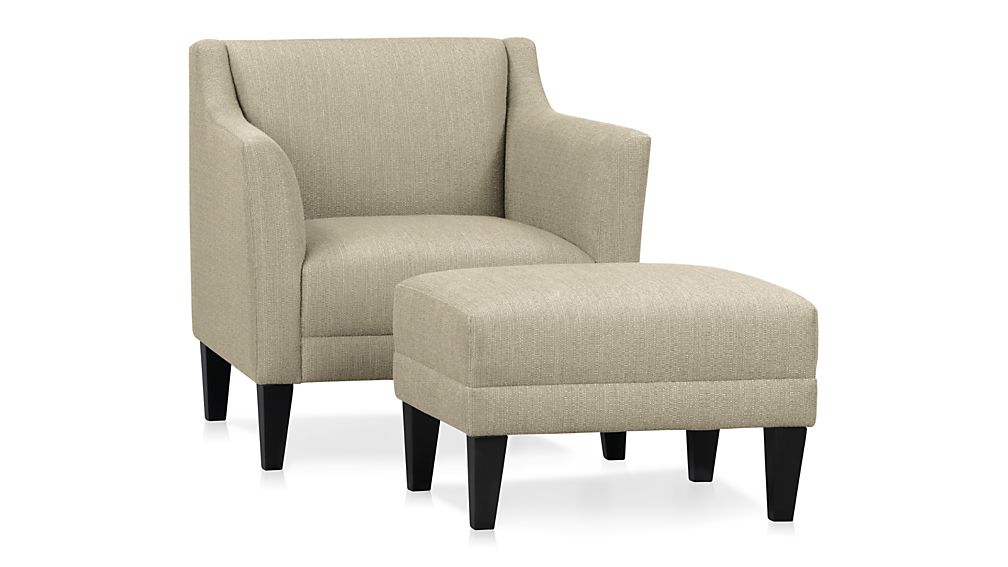 Margot Chair Fargo Platinum Crate and Barrel