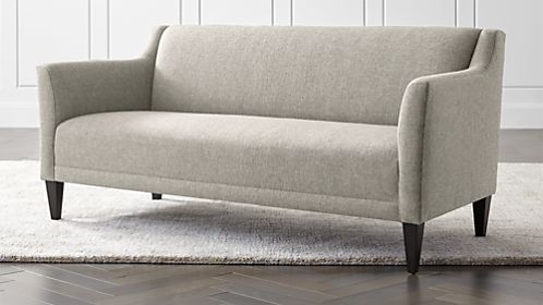Sofas Couches And Loveseats Crate Barrel Margot Ii Back Sofa