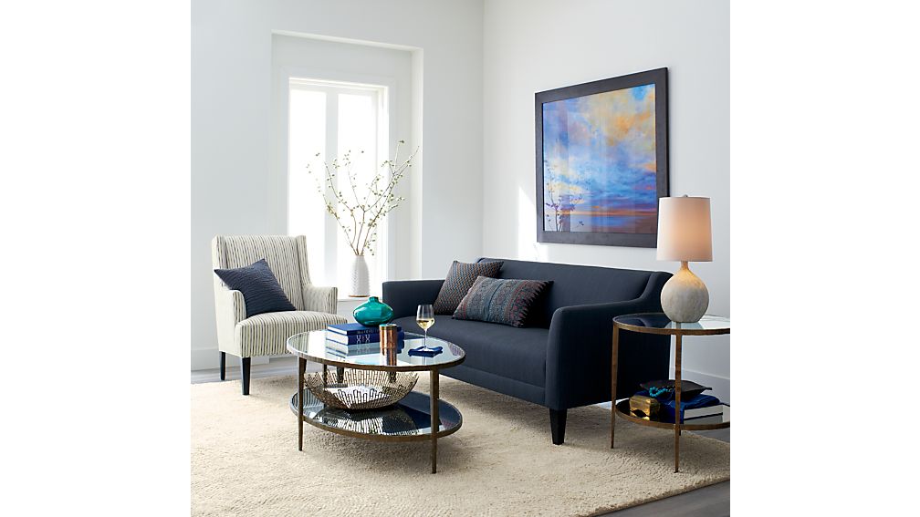 Clairemont Oval Coffee Table Reviews Crate And Barrel