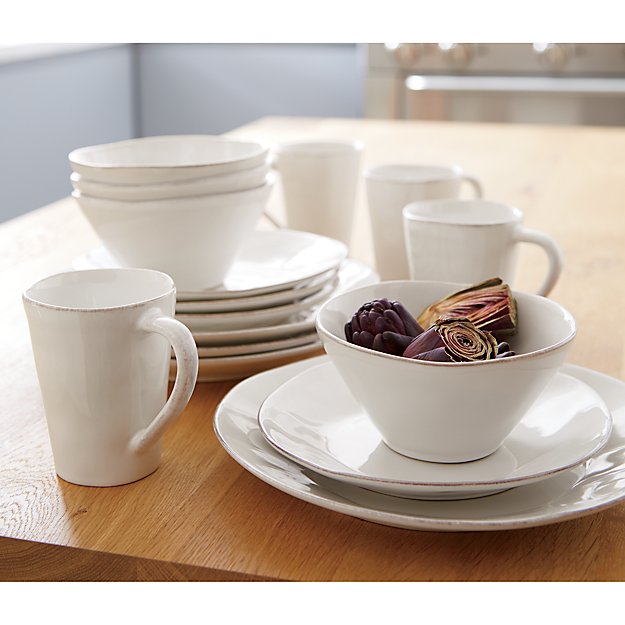 Marin White Saucer + Reviews | Crate and Barrel Marin White Saucer + Reviews | Crate and Barrel